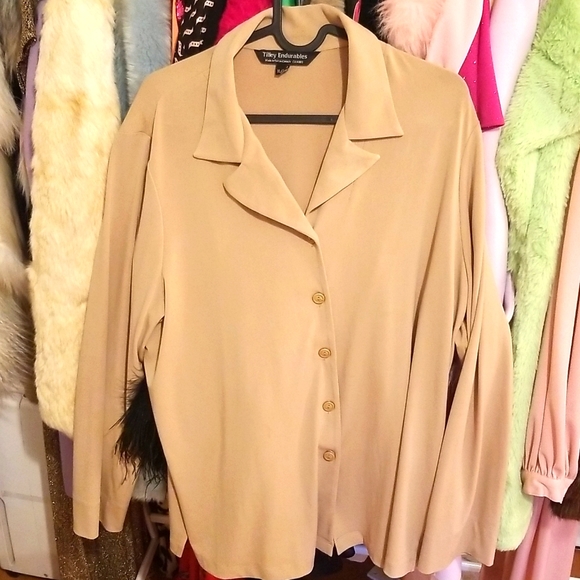 Tilley Endurables Tops - Tan Tilley Blouse